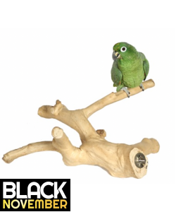 Java Wood Multibranch Perch For Parrots - Medium